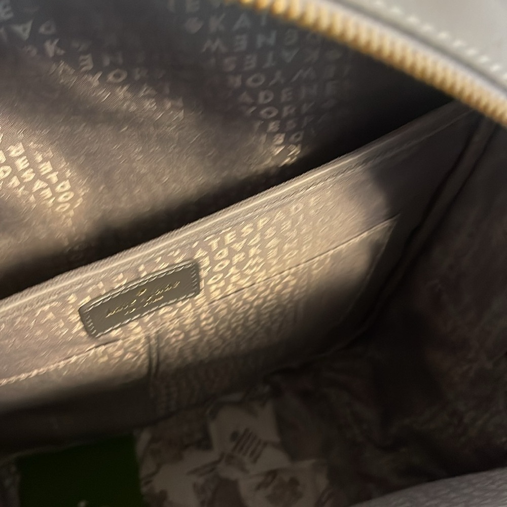 Kate Spade Gray Backpack Laptop Bag Bradley Wilson Road Smokey Pearl Brand New - Picture 10 of 17